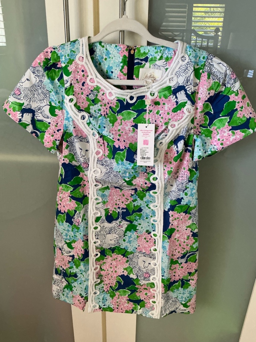 NWT Woman's Dresses Lilly Pulitzer Salem Shift Romper STARLIGHT NAVY LYDIA  in 4